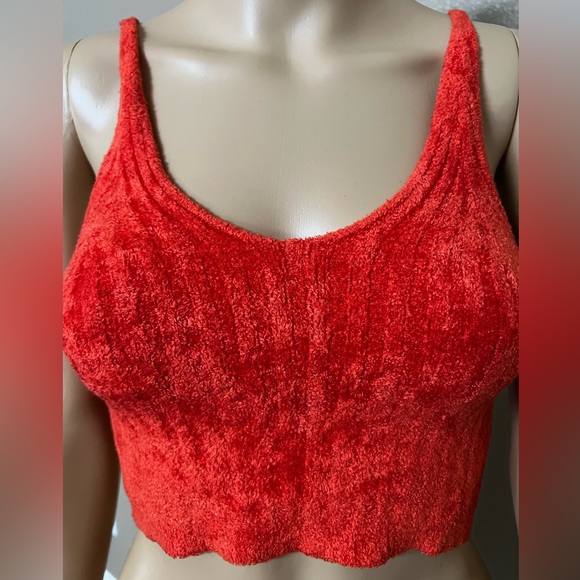 3/$10 🏷️ Urban Outfitters Ribbed Knit Tank Top Medium - Picture 4 of 8